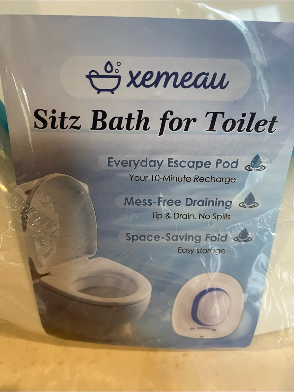 NWT Sit Bath for Toilet